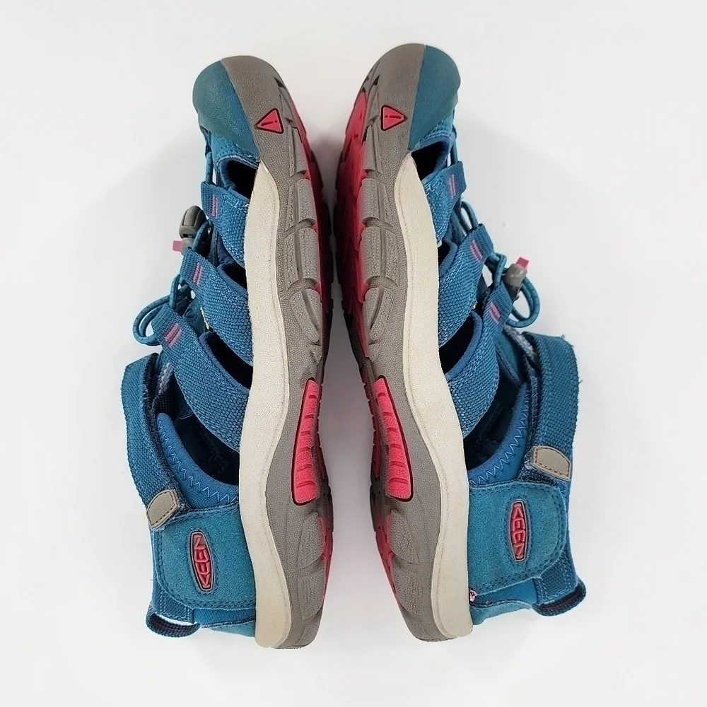 Keen Newport H2 Sandals Shoes Blue Pink Girl's Youth 6